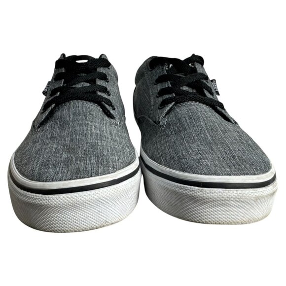 Vans Atwood Canvas Gray/Black Youth Shoes Casual Skate Sneakers Size 5 - Picture 6 of 11